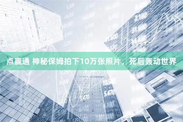点赢通 神秘保姆拍下10万张照片,死后轰动世界
