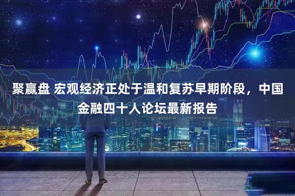 聚赢盘 宏观经济正处于温和复苏早期阶段,中国金融四十人论坛最新报告