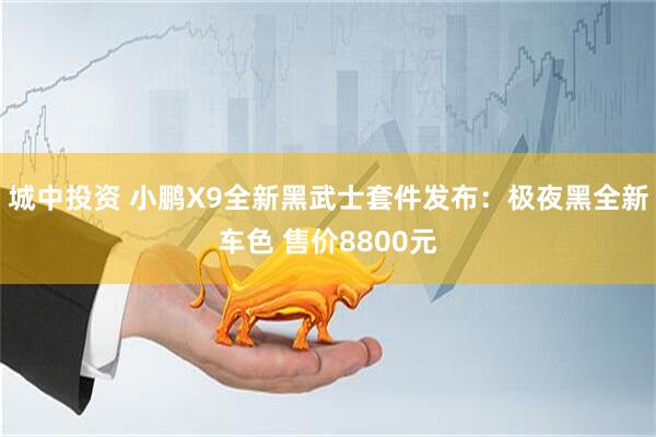 城中投资 小鹏X9全新黑武士套件发布：极夜黑全新车色 售价8800元
